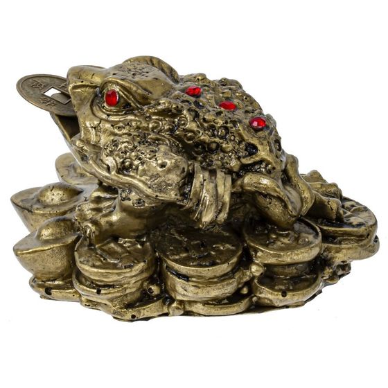 Фигурка декоративная &quot;Лягушка денежная&quot;, L8 W7 H4,5 см