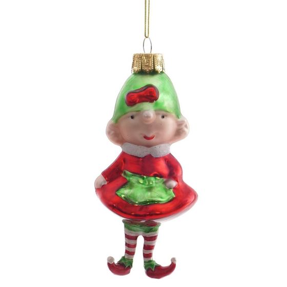 Украшение новогоднее &quot;Эльф&quot;, L6 W6 H14 см, 2в.