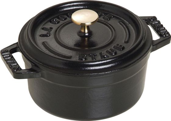 STAUB Garnek STAUB żeliwny mini okrągły 250 ml czarny