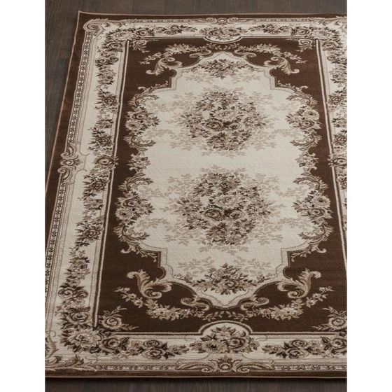 Ковёр прямоугольный Merinos Valencia Deluxe, размер 80x150 см, цвет brown