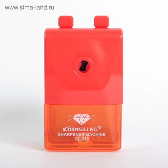 !Точилка механическая с контейнером "Классика", МИКС