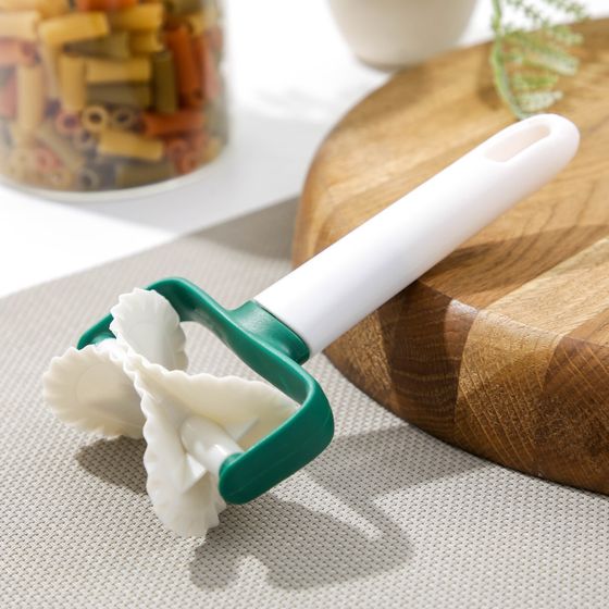 !09 Валик для нарезки из теста 16.5×8×4 см, белый