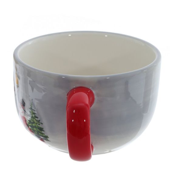 Кружка &quot;Лесные снеговики&quot;, 600 мл, L16 W12 H8 см