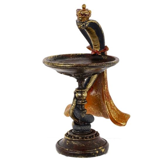 Изделие декоративное &quot;Змея с блюдом&quot;, L16,5 W17 H29,5 см