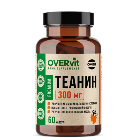 L-Теанин OVERvit, 60 капсул