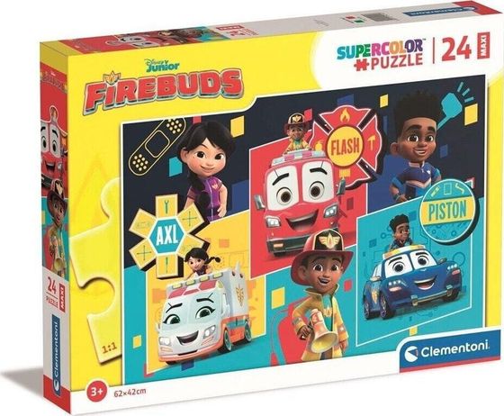 Clementoni CLE puzzle 24 maxi SuperKolor Disney Firebud 24244