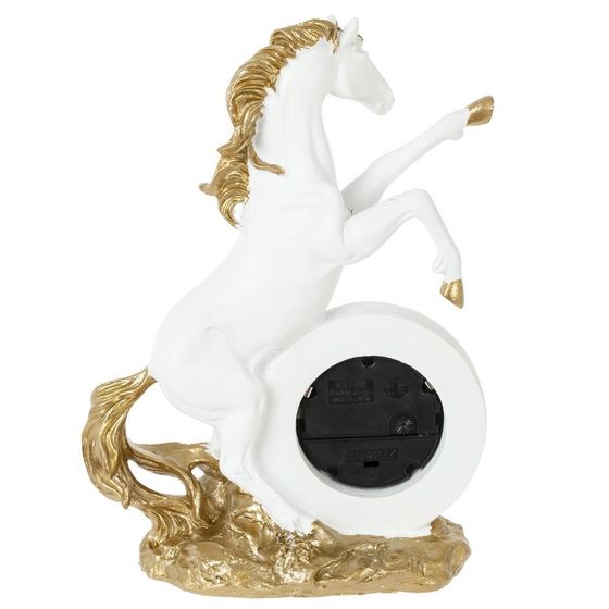 Фигурка декоративная &quot;Лошадь&quot; с часами (AAAx1 н/п), L16 W7,5 H23 см
