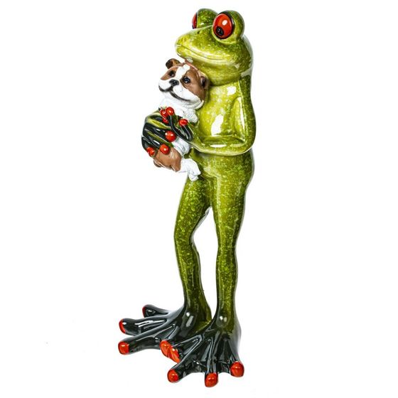 Фигурка декоративная "Лягушка", L5 W7 H16,5 см