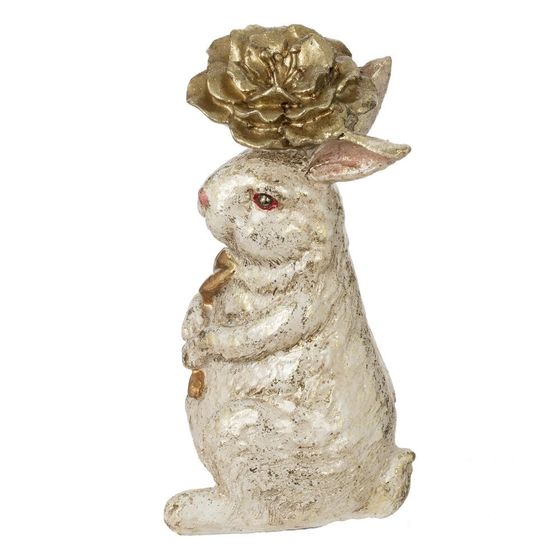 Фигурка декоративная "Заяц", L7,5 W7,5 H14,5 см