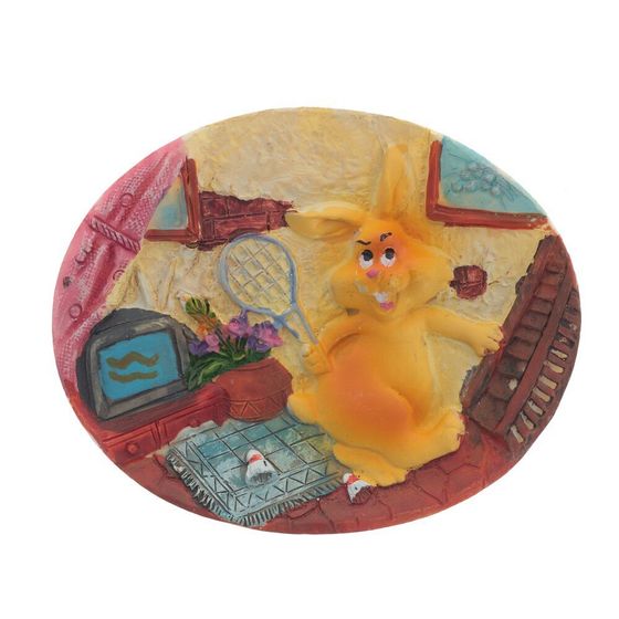 !09 Магнит &quot;Заяц&quot;, L8 W1 H7 см, 4в.