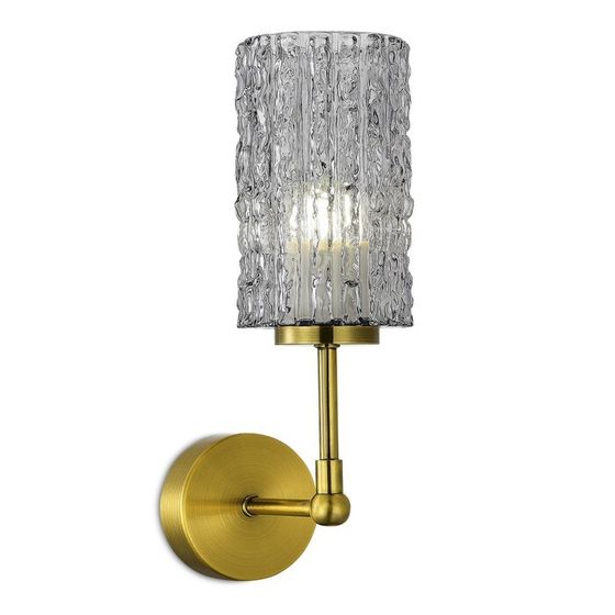 Бра St Luce. SL1240.301.01. Gacciolo. 1х60 Вт, E27, 10,5х35,5 см, цвет латунь