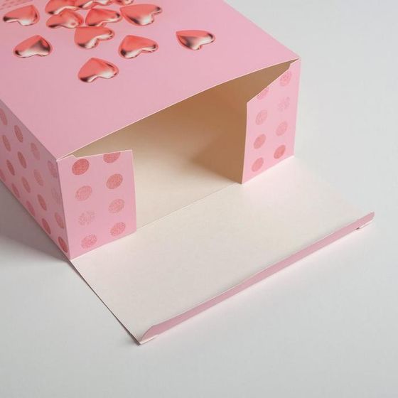!09 Коробка складная «С любовью», 3 штуки 22 × 30 × 10 см.