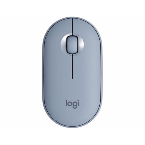 Мышь LOGITECH Pebble M350, беспроводная, оптическая, 1000 dpi, синияя