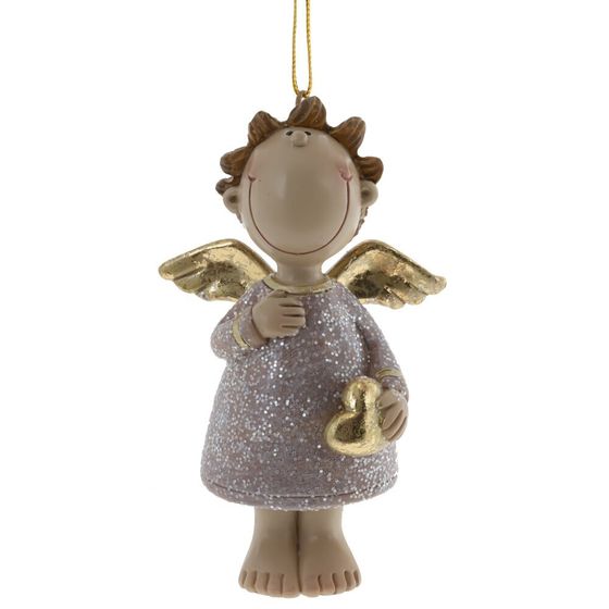 Изделие декоративное подвесное &quot;Ангел&quot;, L6 W3,5 H10,5 см, 2в.