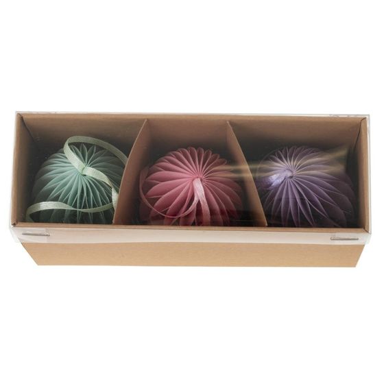 Набор из 3-х изделий декоративных подвесных "Яйцо" (5*7), L16 W5,5 H8 см