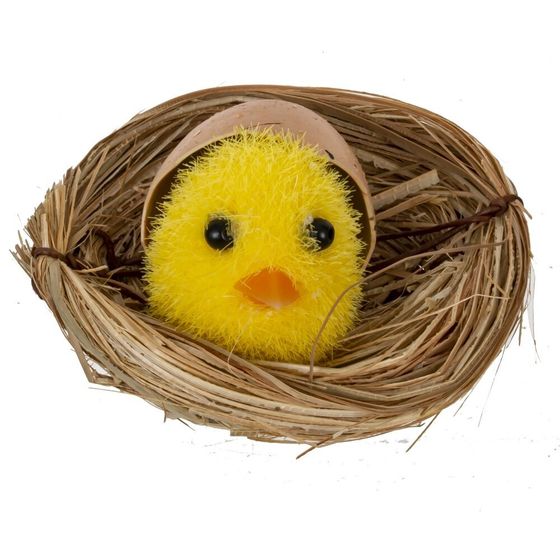 Набор из 6 изделий декоративных &quot;Гнездо пасхальное&quot;, L16 W10 H3 см