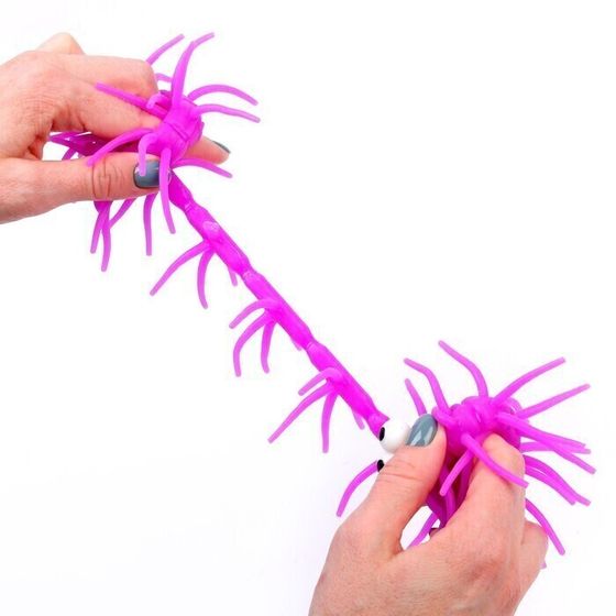 !09 Ёжка «Гусеница», набор 5 штук, цвет МИКС