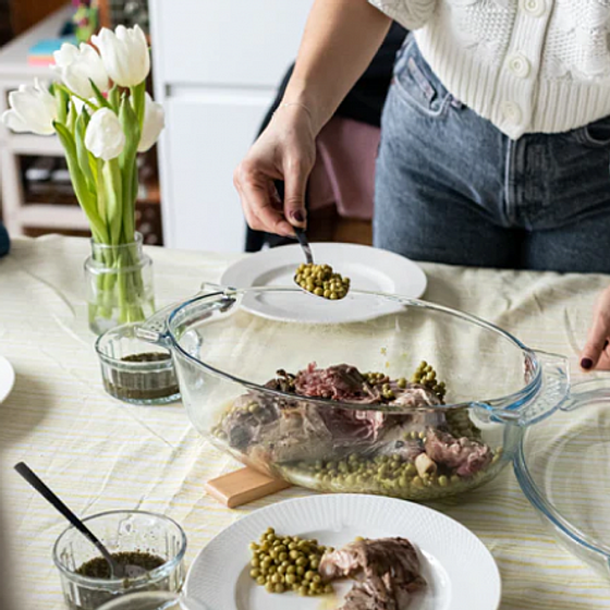 Блюдо для запекания и выпечки ELEGANCE 4л 38х27х7см овальное