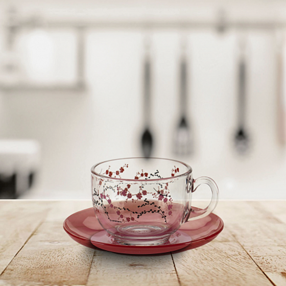 Чайный набор КАШИМА ПУРПЛ 12предметов 220мл