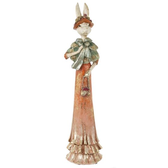 Фигурка декоративная "Зайка", L9 W9 H35 см