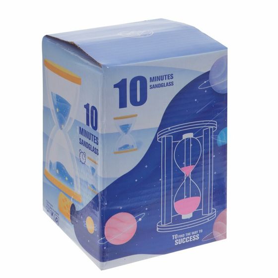 Часы песочные (10 мин.), Д9 Ш9 В14 см, 4в.