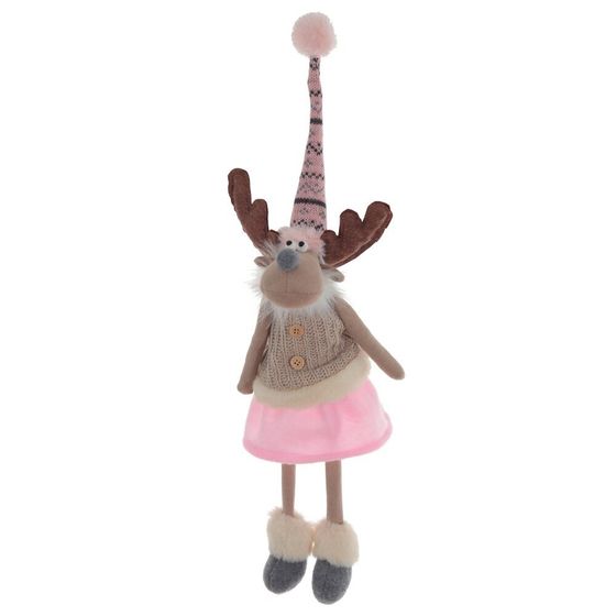 Игрушка набивная &quot;Олень&quot;, L21 W10 H55/20 см, 2в.