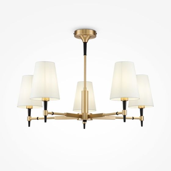 Люстра Maytoni H001CL-05BS, 5хE14, 40Вт, 78х78х50,5 см, цвет латунь