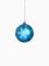 !09 Набор елочных шаров (набор 6 штук) «Снегопад» d=7 см, цвет голубой