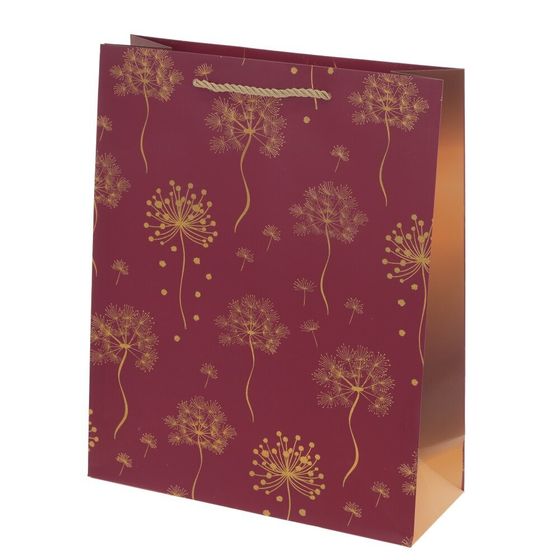 Пакет подарочный (бумага 210г/м2, блок микс 12шт), L18 W10 H23 см, 4в.