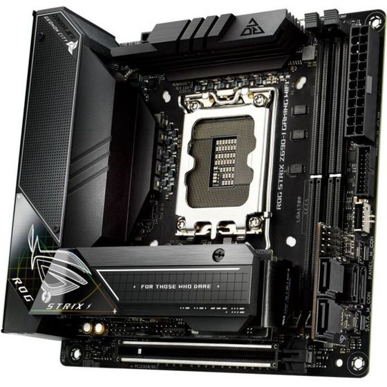 Материнская плата Asus ROG STRIX Z690-I GAMING WIFI, LGA1700, Z690, 2хDDR5, HDMI, mini-ITX