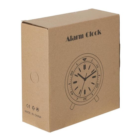 Будильник  (1xАА н/п), L16 W6 H16,5 см