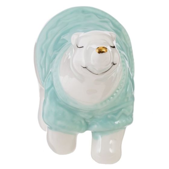 Фигурка декоративная &quot;Белый медведь&quot;, L10,5 W5 H7 см