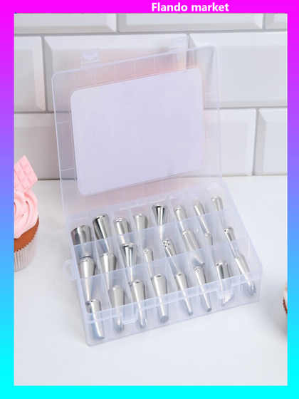 !09 Набор кондитерских насадок «Дворец», 15.8 х 9.4 см 24 шт