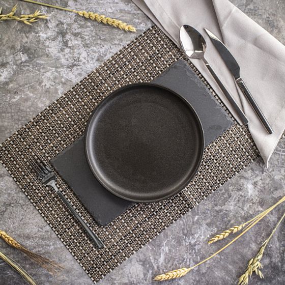 Тарелка десертная ROCK BLACK 21см