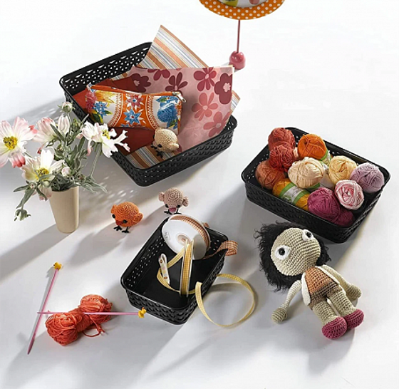 Корзинка MY STYLE A6 кремовая