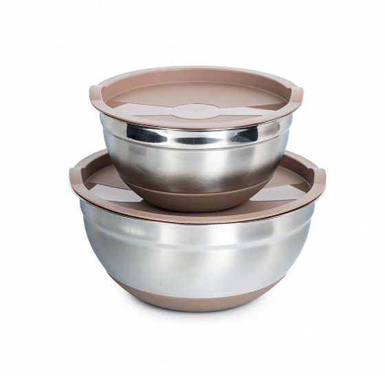 Набор мисок с крышками ORIENTAL 2шт 1.5л2.4л