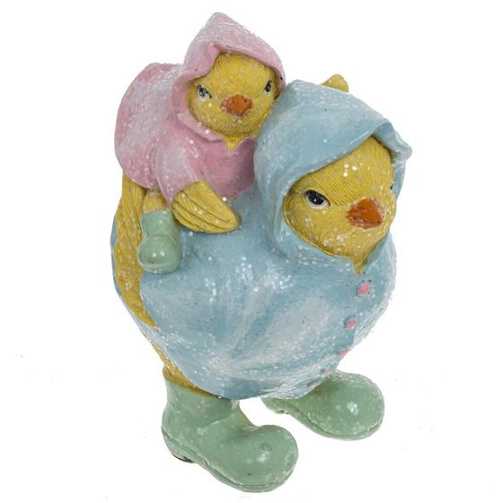 Фигурка декоративная &quot;Курица с цыплёнком&quot;, L10,5 W8,5 H14 см