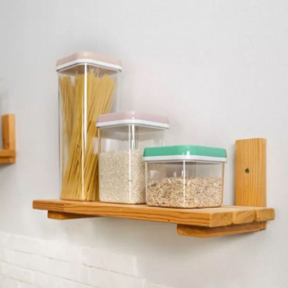 Банка квадратная ПРЕМИУМ 0.6л