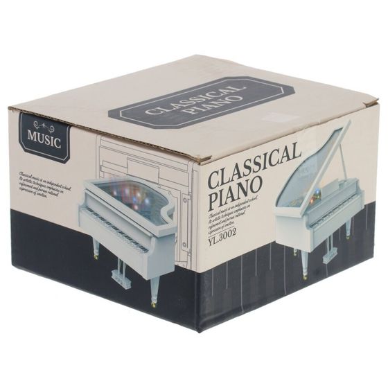 Изделие декоративное "Фортепиано" (музык., 2xАА не прилаг.), L12 W13 H15 см