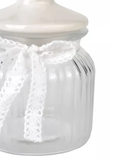 !09 Стеклянная емкость для продуктов Белка, 11,4х11,4х19,3,