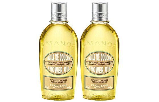 L&#39;OCCITANE Sweet Apricot Tightening Bath Oil Care Kits Moisturizing Moisturizing And Hydrating 250ml*2/500ml*2