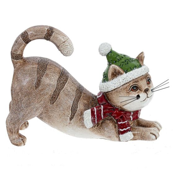 Фигурка декоративная &quot;Кот&quot;, L12,5 W4 H9,5 см, 2в.