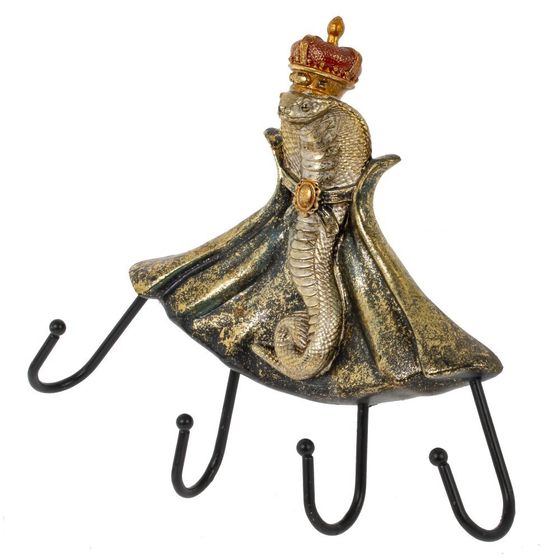 Вешалка на 4 крючка &quot;Змея&quot;, L26 W5 H23 см