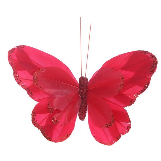 Изделие декоративное &quot;Бабочка&quot;, L13 W14 H2,5 см, 3в.