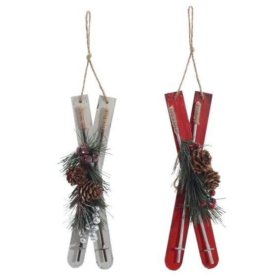 Изделие декоративное подвесное &quot;Лыжи&quot;, L6 W6 H20 см, 2в.