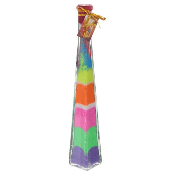 Бутылка декоративная, L5 W5 H32 см, дизайн микс