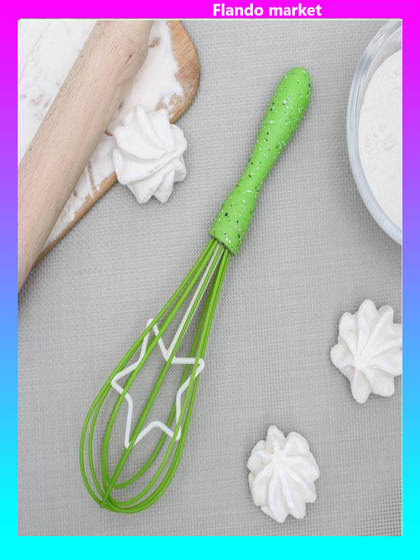 !09 Венчик «Фан. Звезда», 25 см, цвет зеленый