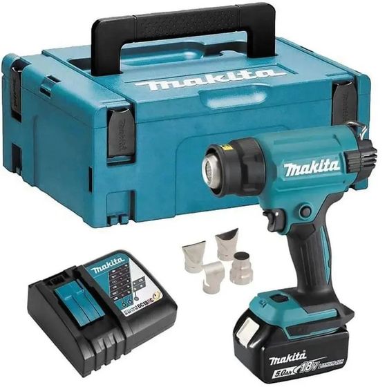 Технический фен Makita DHG181RT1J 18В 150-550°С