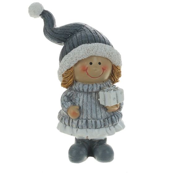 Фигурка декоративная &quot;Девочка&quot;, L6 W4,5 H10 см, 2в.