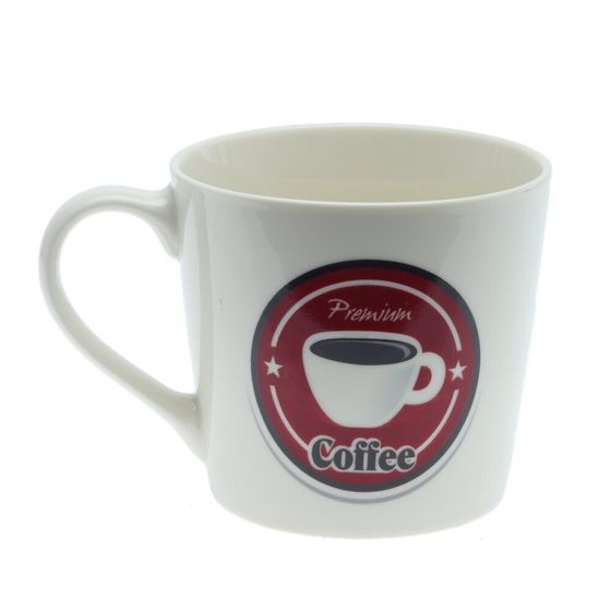 Кружка, 370 мл, L12,5 W8,5 H9 см, дизайн микс